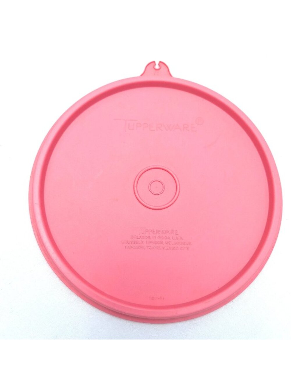 Tupperware Pink Replacement C Seal Lid 227 51 Fits 6 Inch Bubblegum